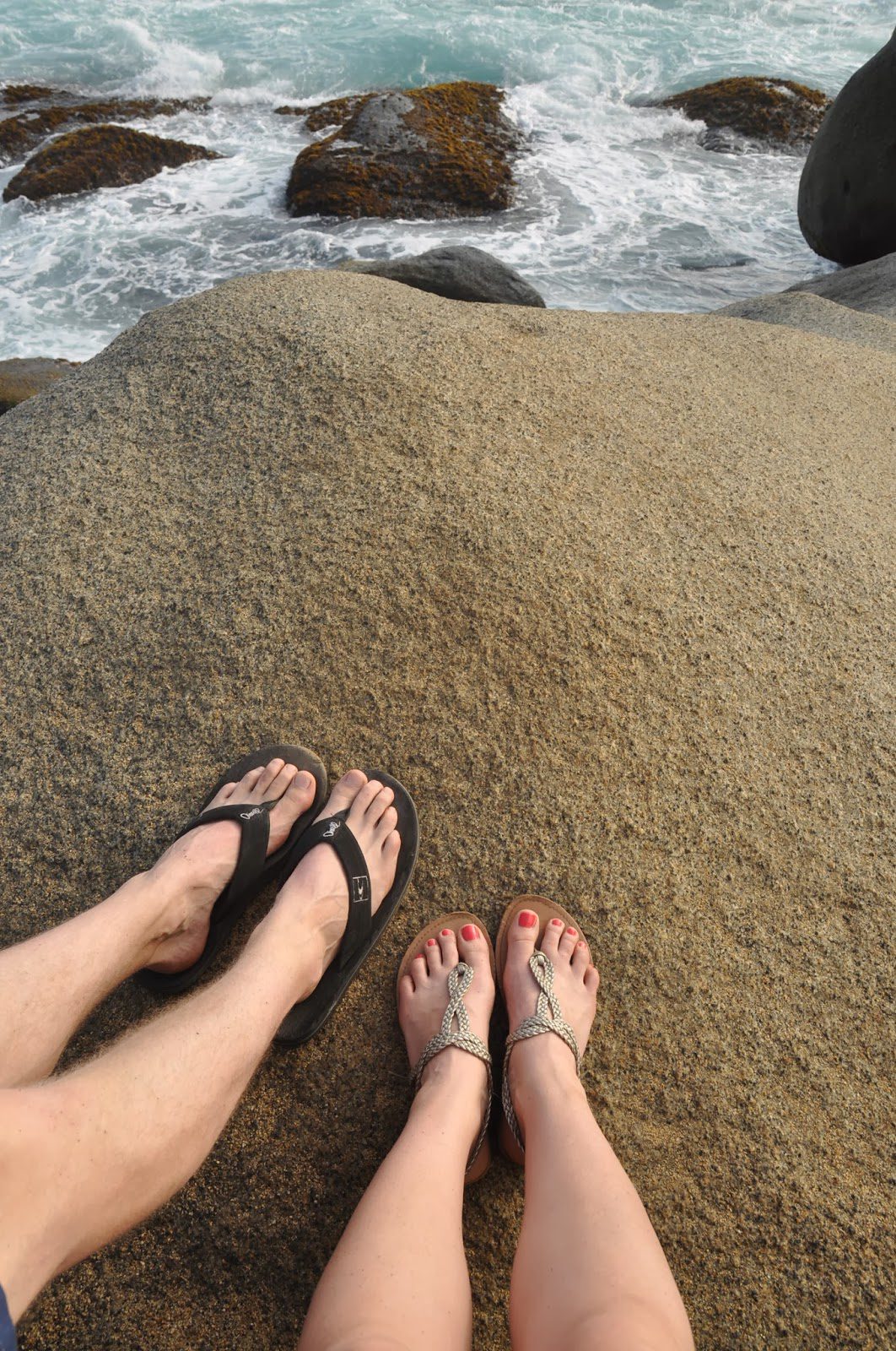 In love with Tayrona. (And yes, we like feet pictures!)