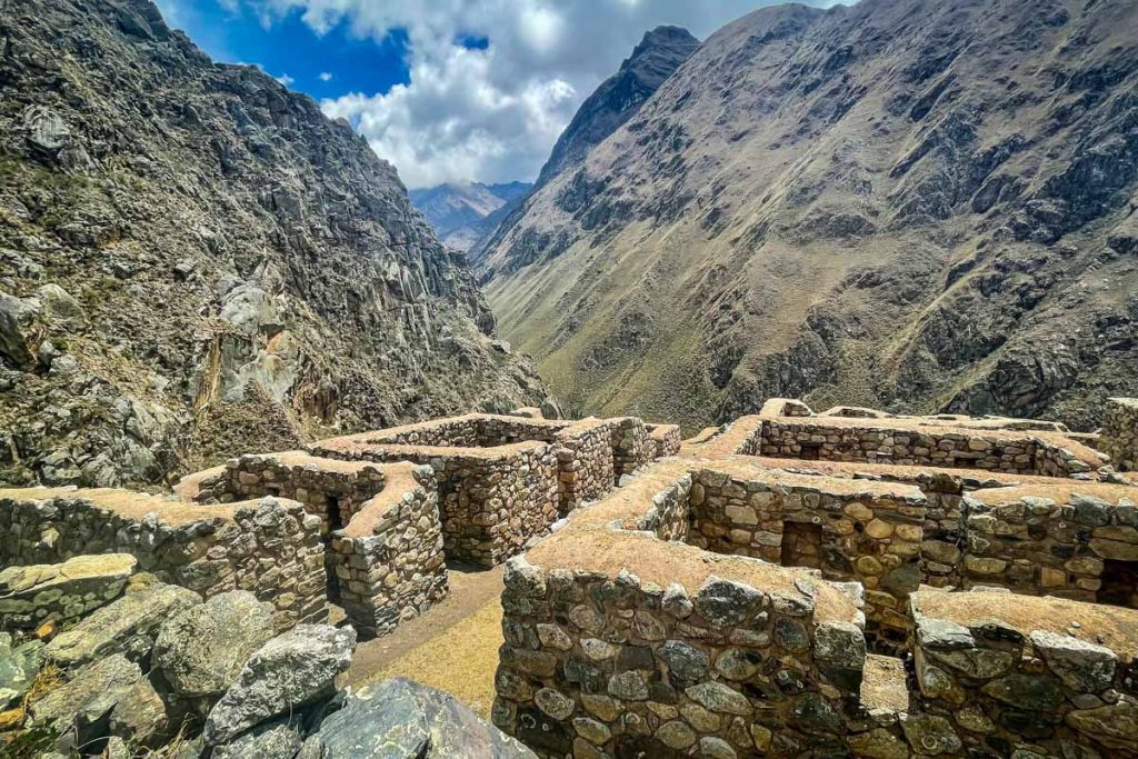Inca Trail to Machu Picchu Day 1 ruins