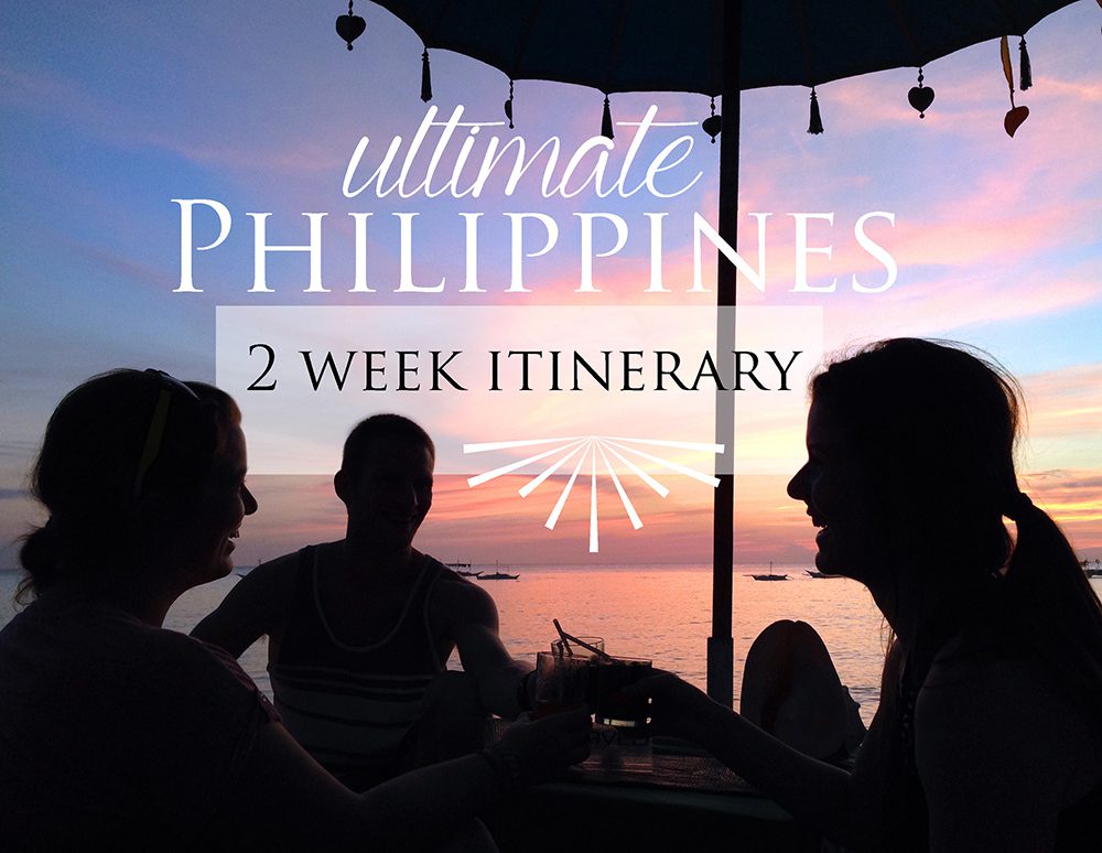 two week itinerary Philippines