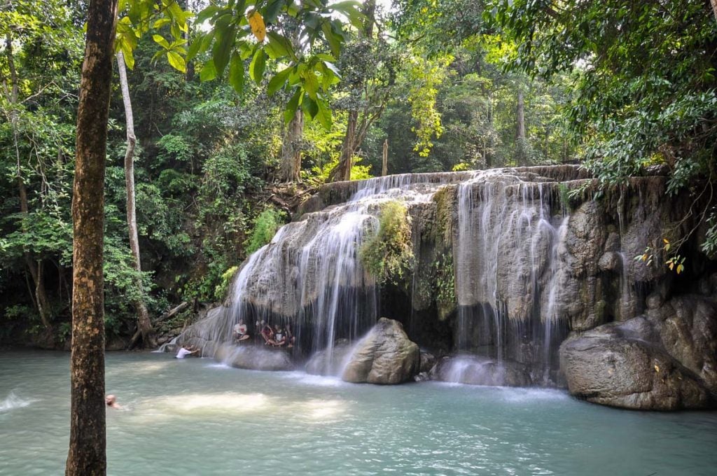 Erawan Falls Thailand Bangkok