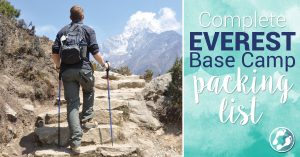 Everest Base Camp Packing List | Two Wandering Soles