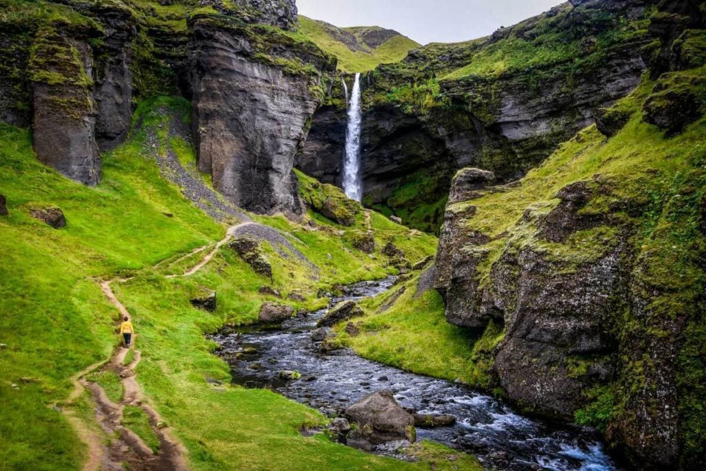 Kvernufoss Waterfall