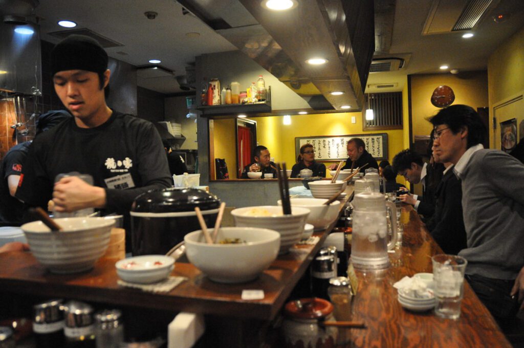 Ramen shop in Japan