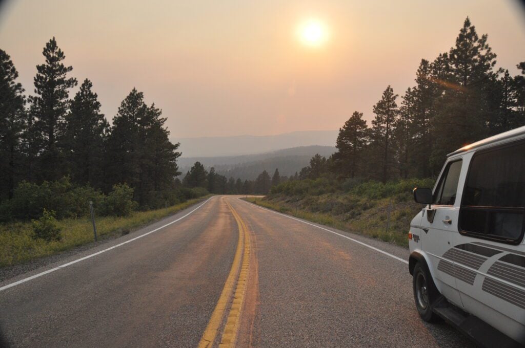 road trip through Utah