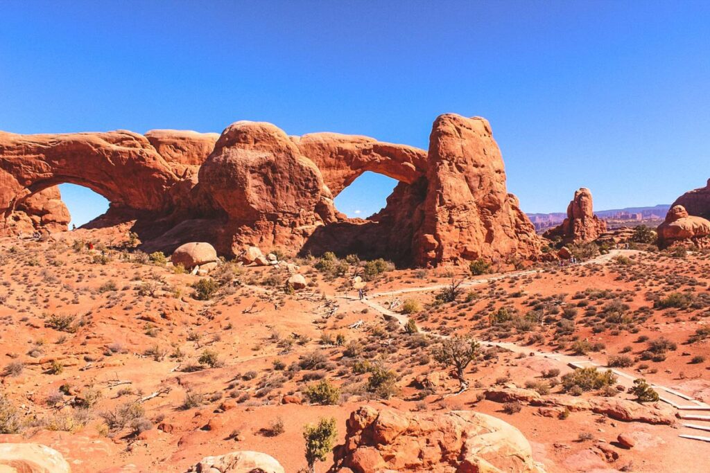 Windows Loop Arches National Park Utah