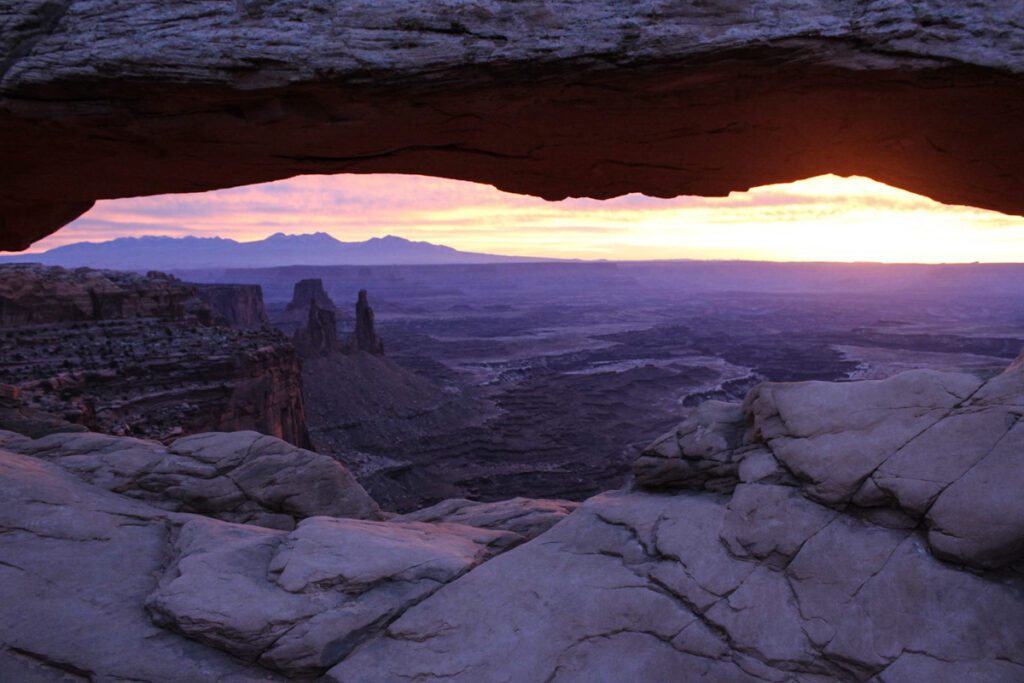 Mesa Arch sunrise Canyonlands National Park Utah