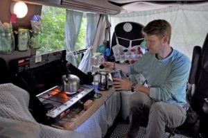 Campervan+Kitchen+DIY