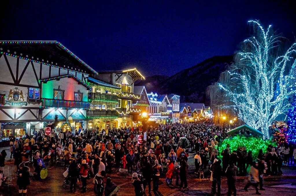 Things to do in Leavenworth, WA Christmas Lighting Ceremony