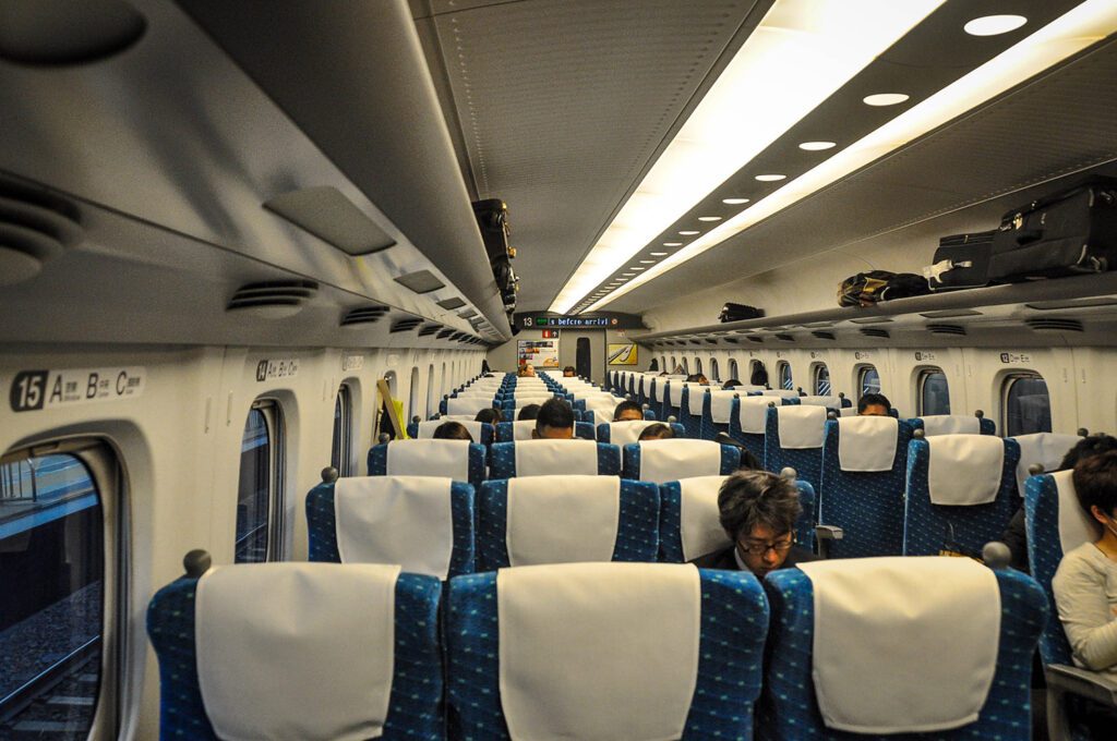 Shinkansen Train Bullet Train in Japan