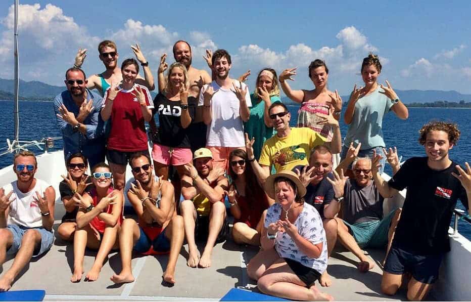 Similan Islands Liveaboard Thailand divers