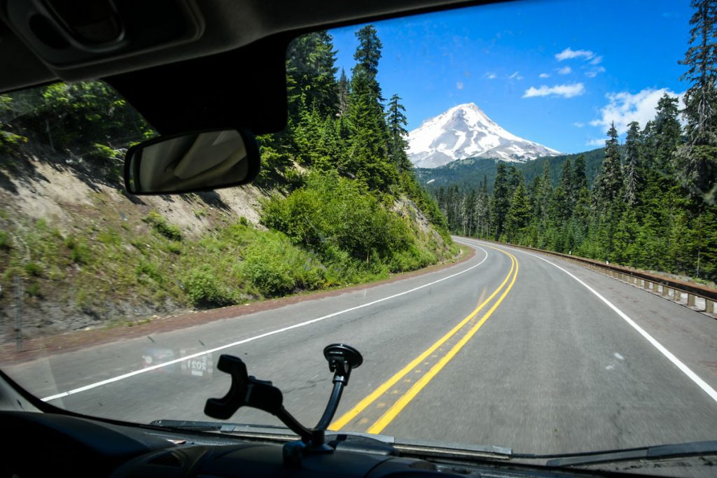 traveling through Oregon