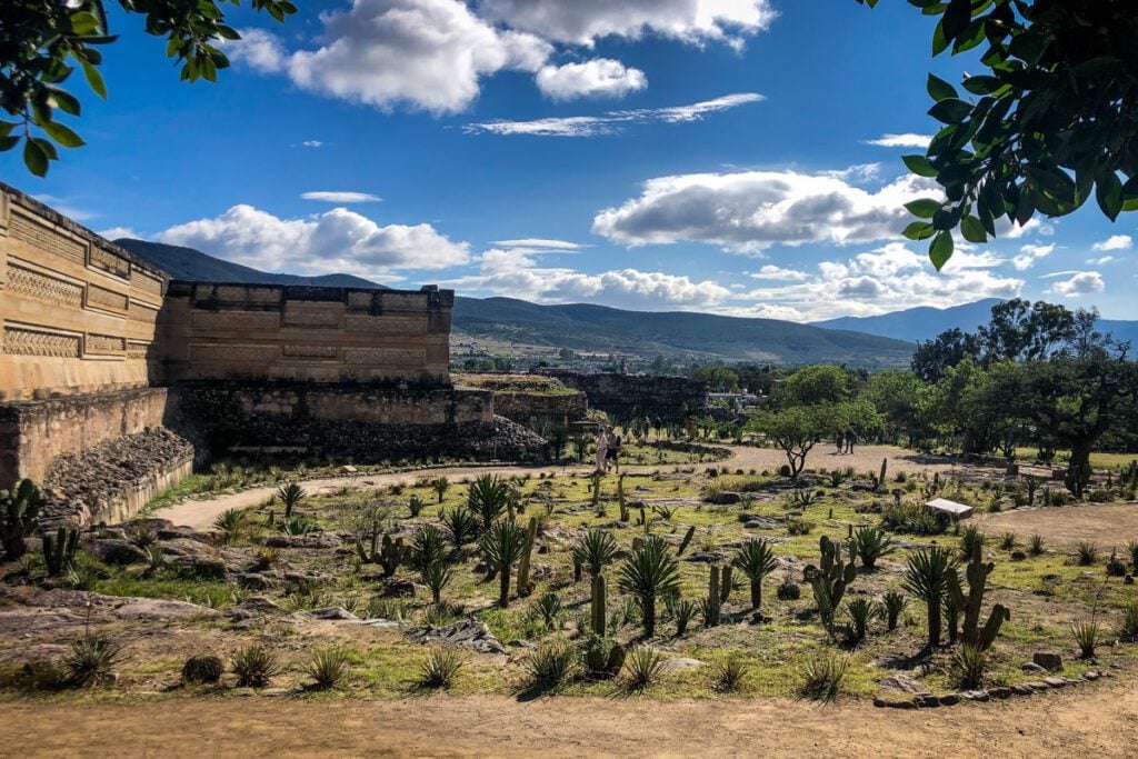 Milta ruins Oaxaca Mexico