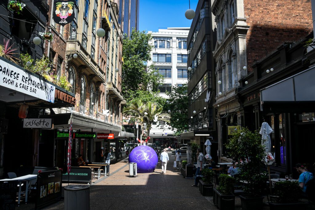 downtown Auckland New Zealand