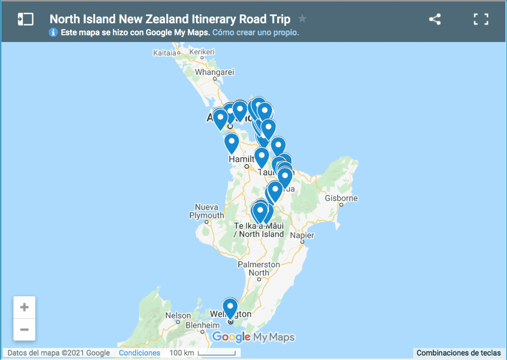 north island new zealand road trip itinerary