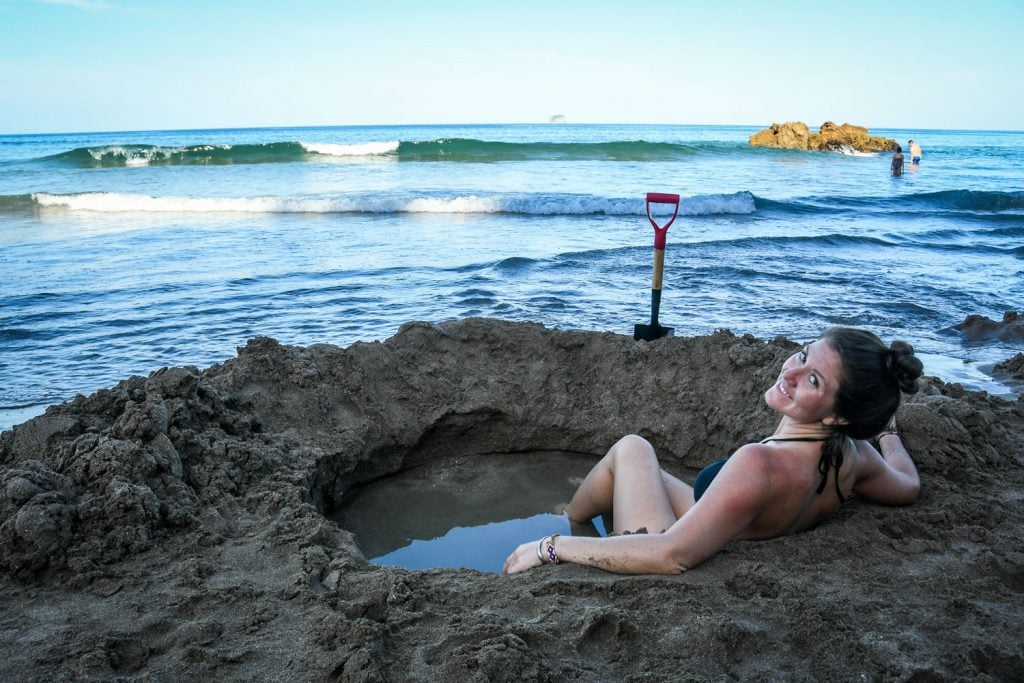 Hot Water Beach North Island New Zealand