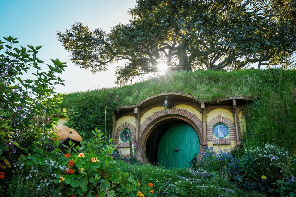 Hobbiton Movie Set North Island New Zealand