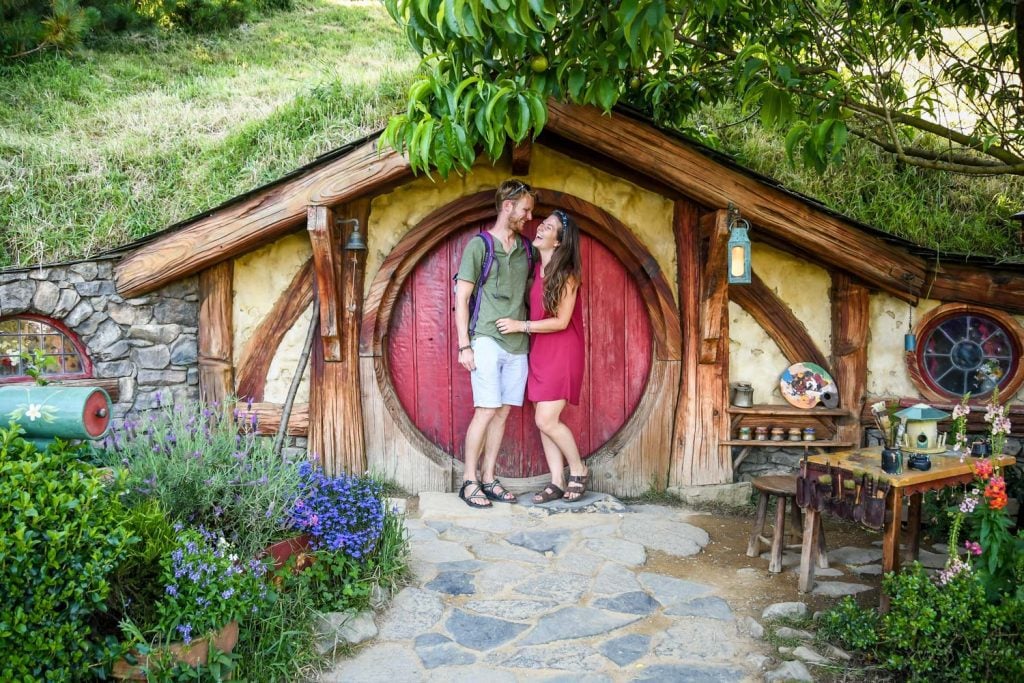 Hobbiton Movie Set North Island New Zealand