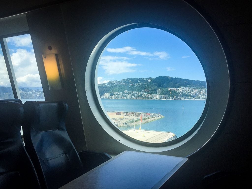 Ferry from North Island to South Island New Zealand