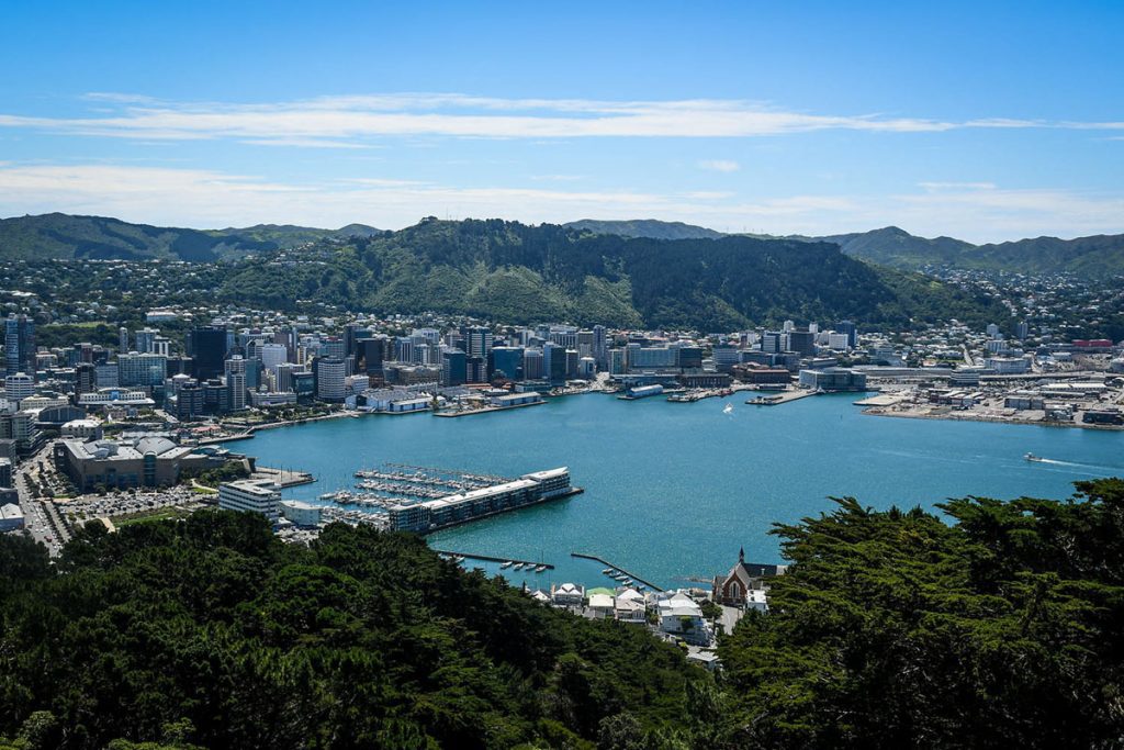 Mount Victoria Lookout in Wellington New Zealand