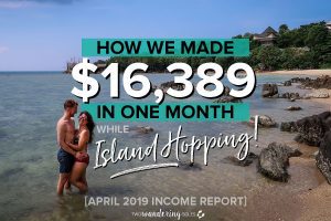Travel Blog Income Report April 2019 | Two Wandering Soles