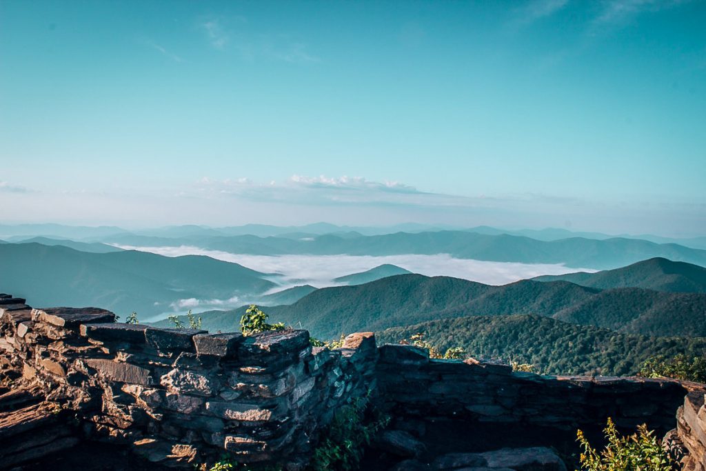 Great Smoky Mountains view from Craggy Gardens