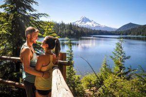 Lost Lake Viewpoint in Mount Hood National Forest, Oregon