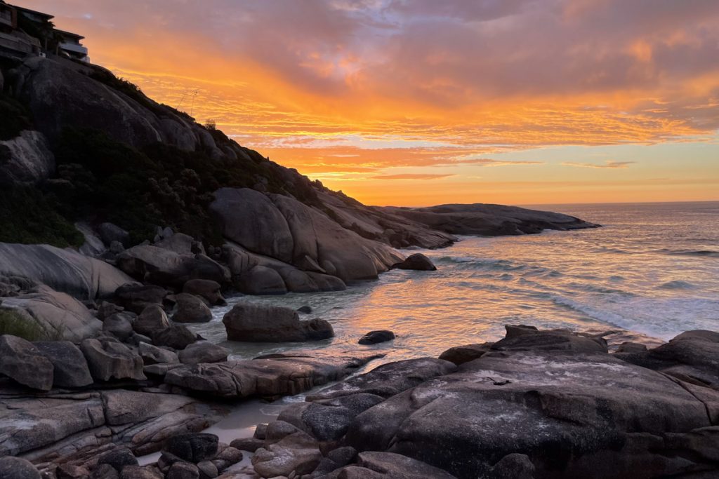 Llandudno Beach Cape Town sunset