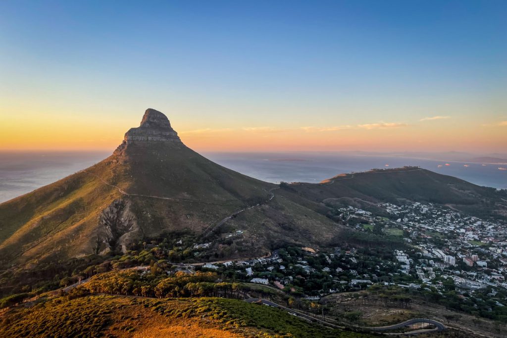 Lion's Head views from Kloofs Corner Cape Town