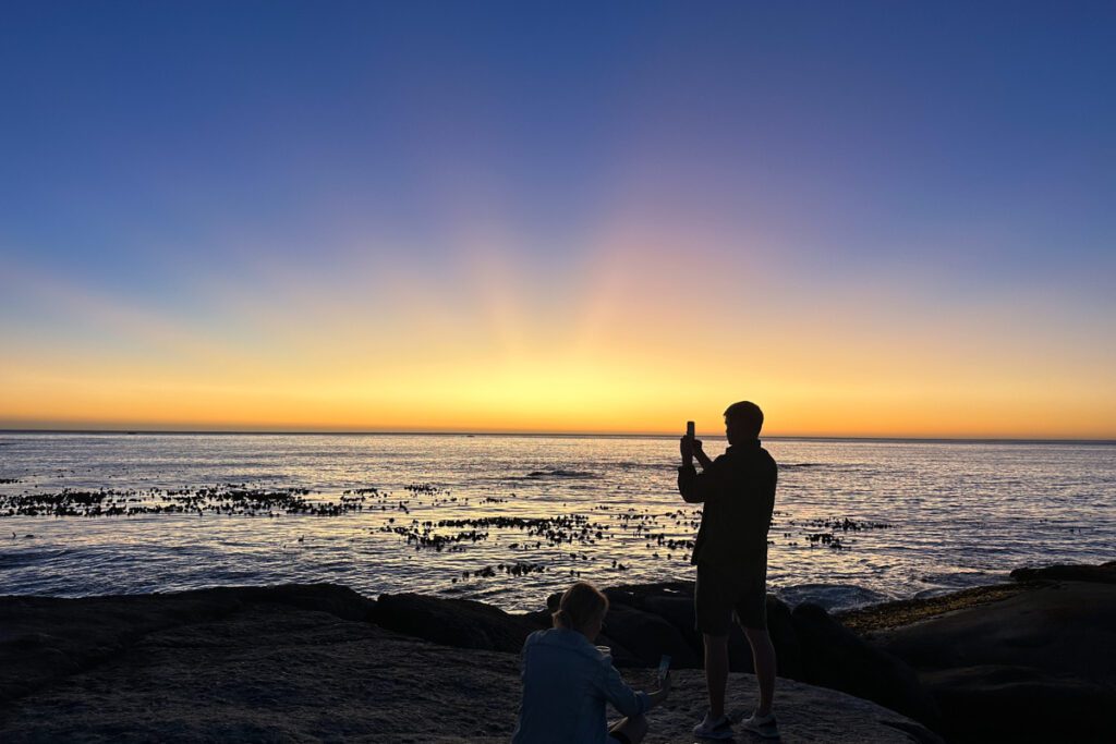 Saunders Rock sunset Cape Town