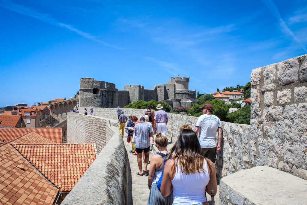Dubrovnik Croatia Old Town city walls