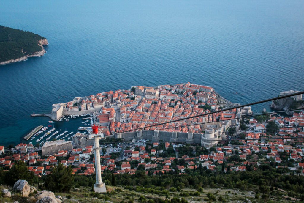 Dubrovnik Croatia cable car