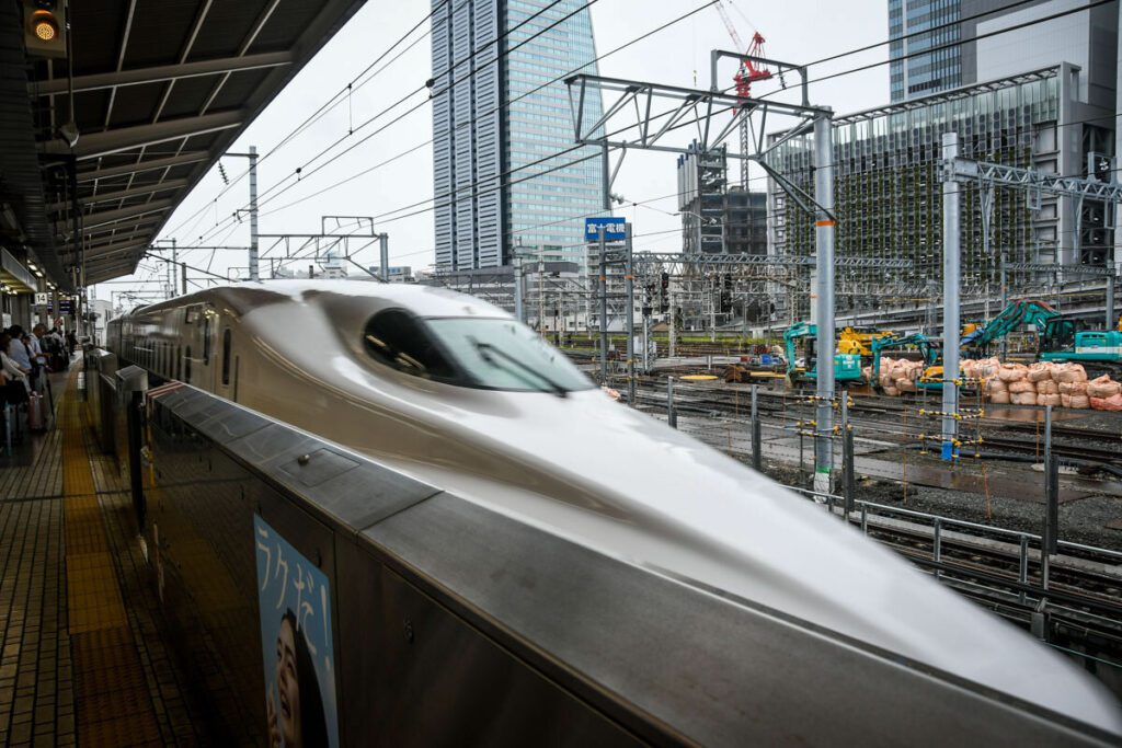 Shinkansen bullet trains on the Japan Rail Pass
