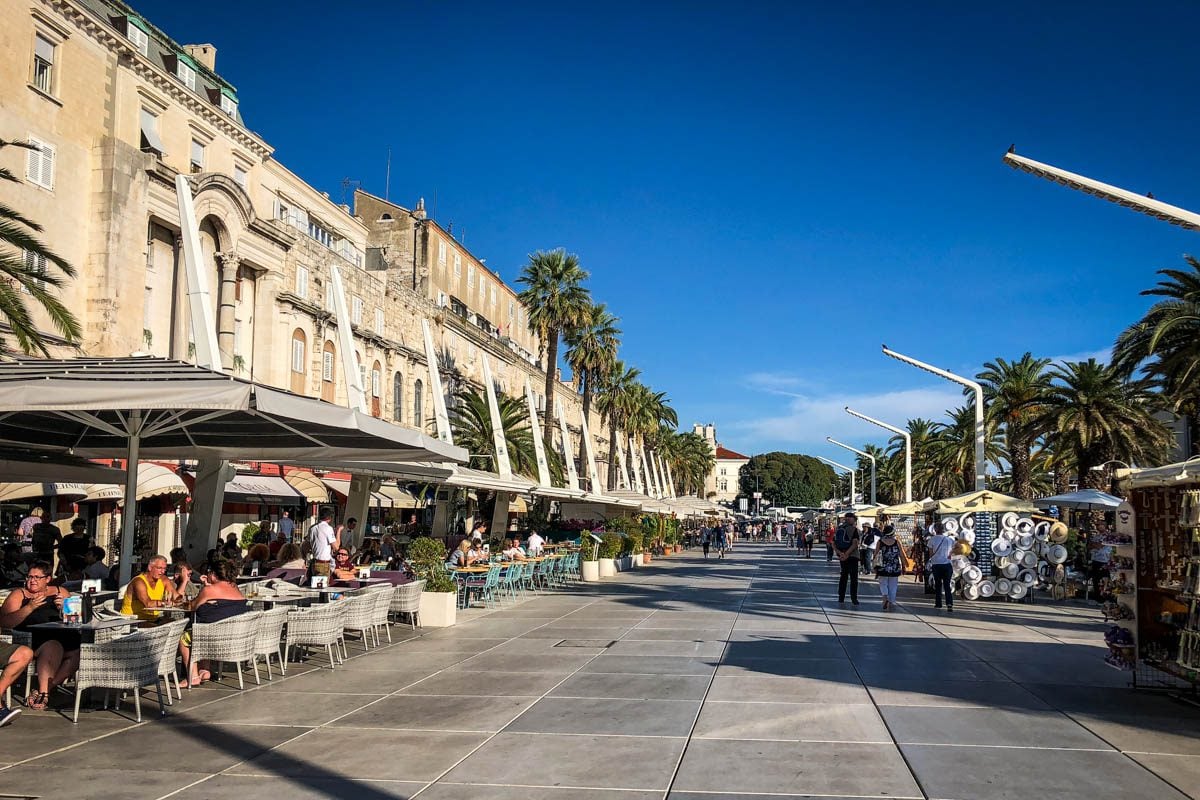 Riva Promenade Split Croatia