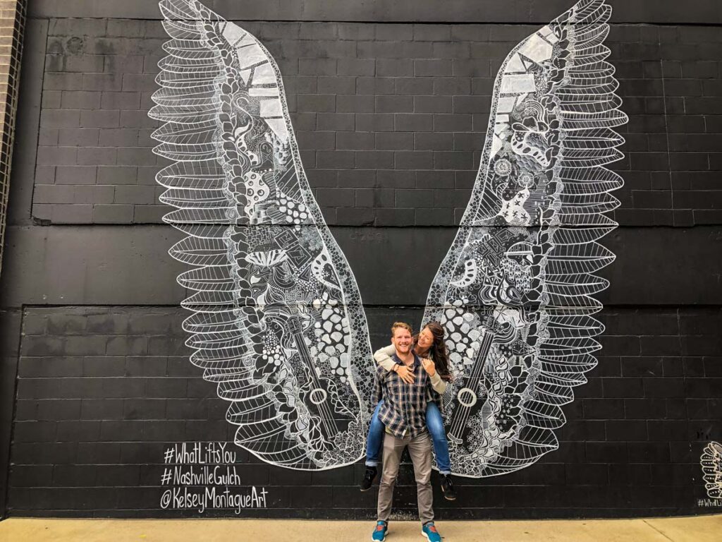 Nashville wings mural