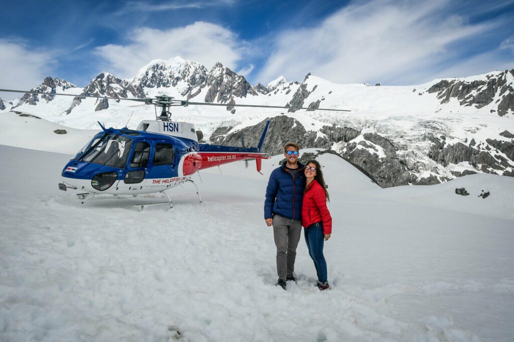 helicopter tour in New Zealand