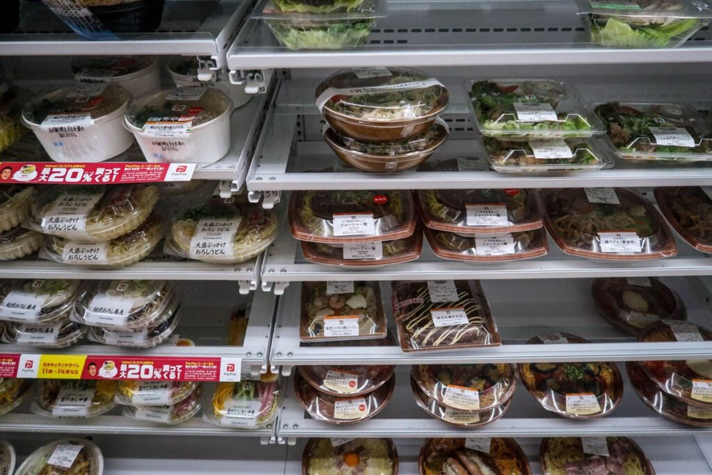 plastic groceries in Japan