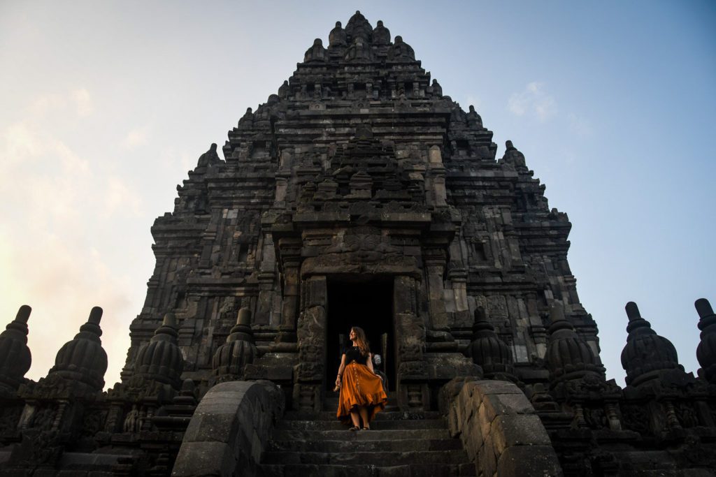 Prambanan+Temple+Yogyakarta+Sunset