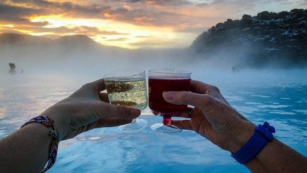 Iceland Blue Lagoon Cheers