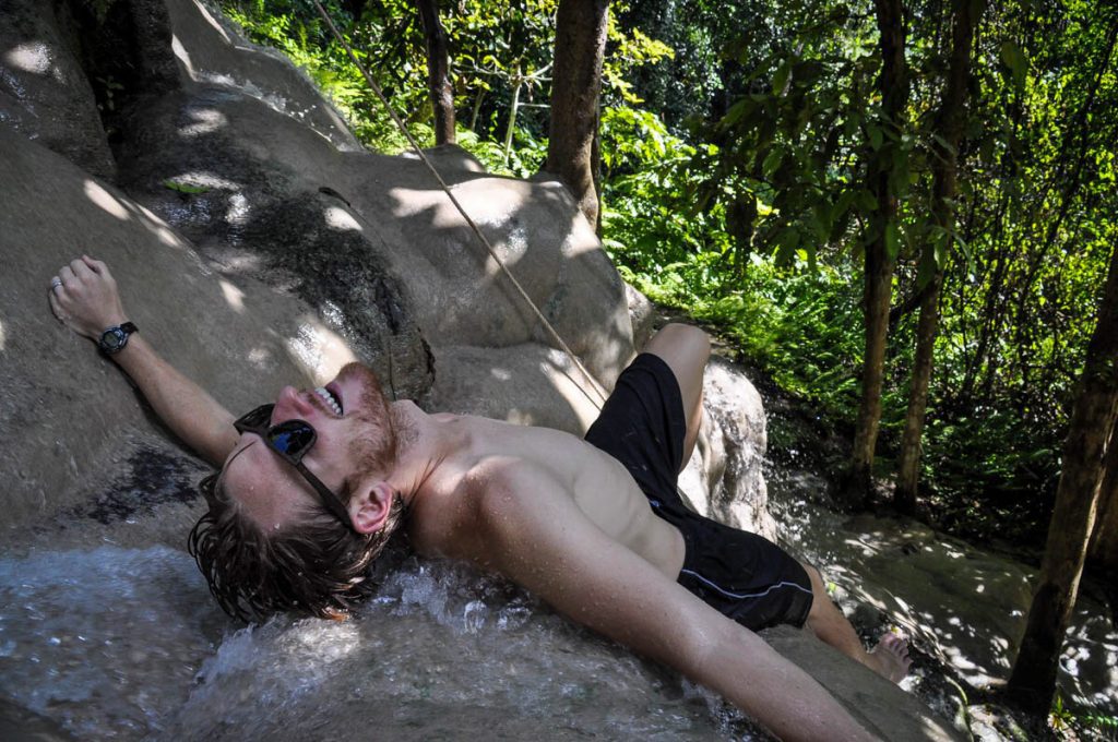 Sticky Waterfall (Bua Tong) in Chiang Mai