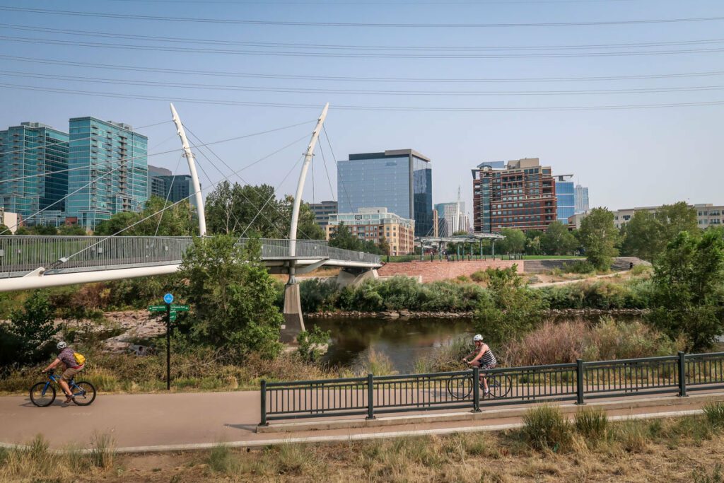 Denver Colorado bike path