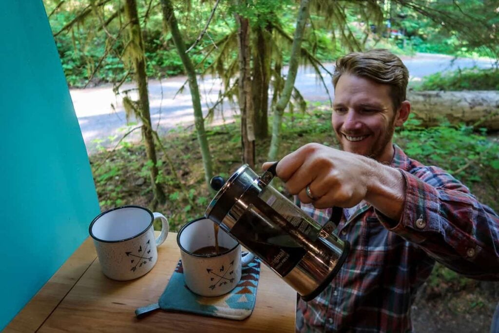 Campervan kitchens - Camping-Coffee