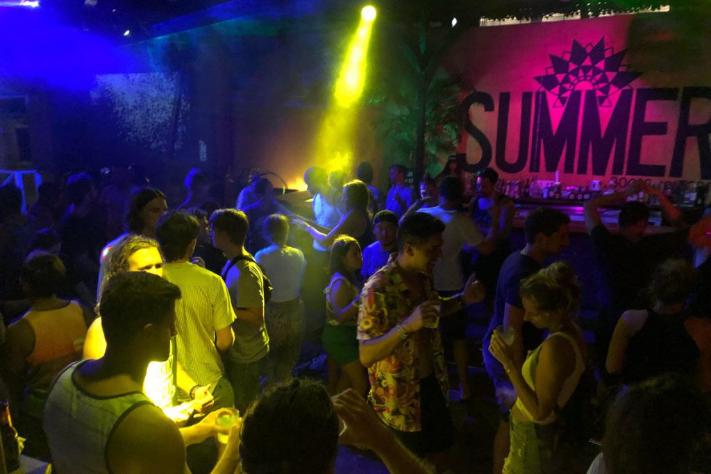 Summer nightclub on Bocas del Toro Panama