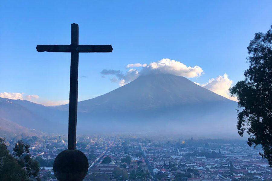 Cerro de la Cruz viewpoint Antigua Guatemala