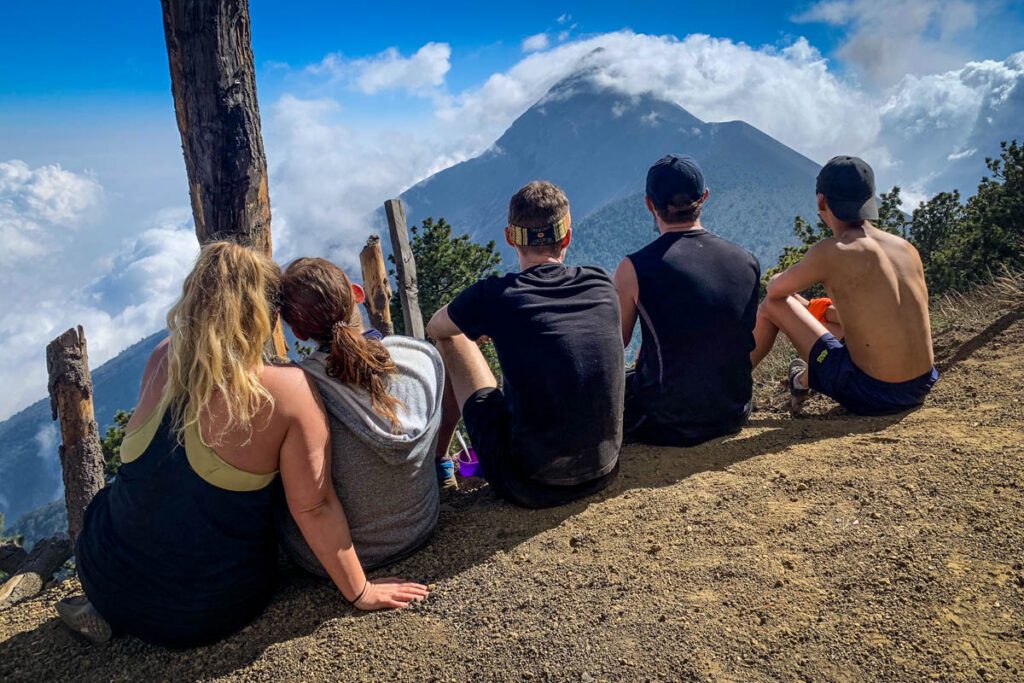 Hiking Acatenango Volcano Guatemala