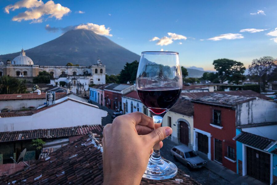 rooftop bar Antigua Guatemala