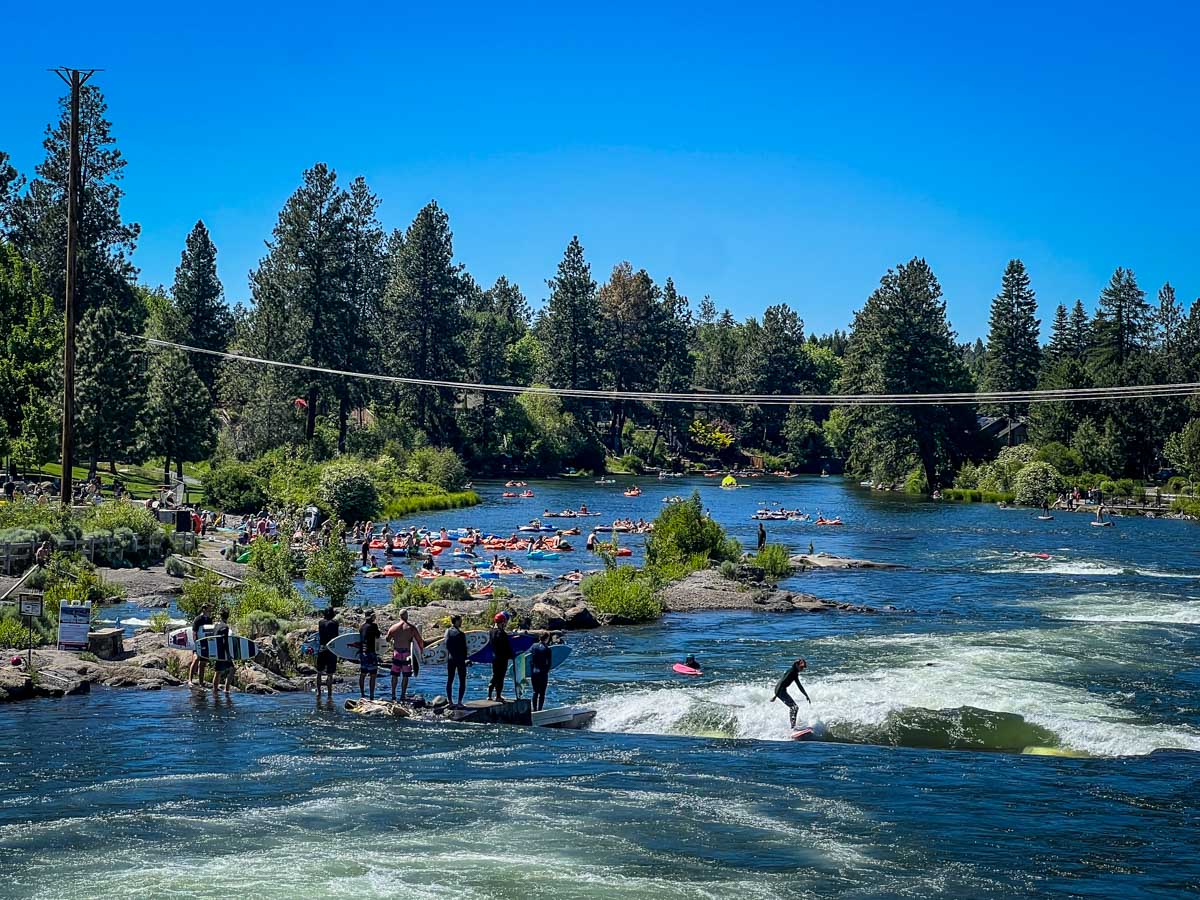 River Surfers Bend Oregon