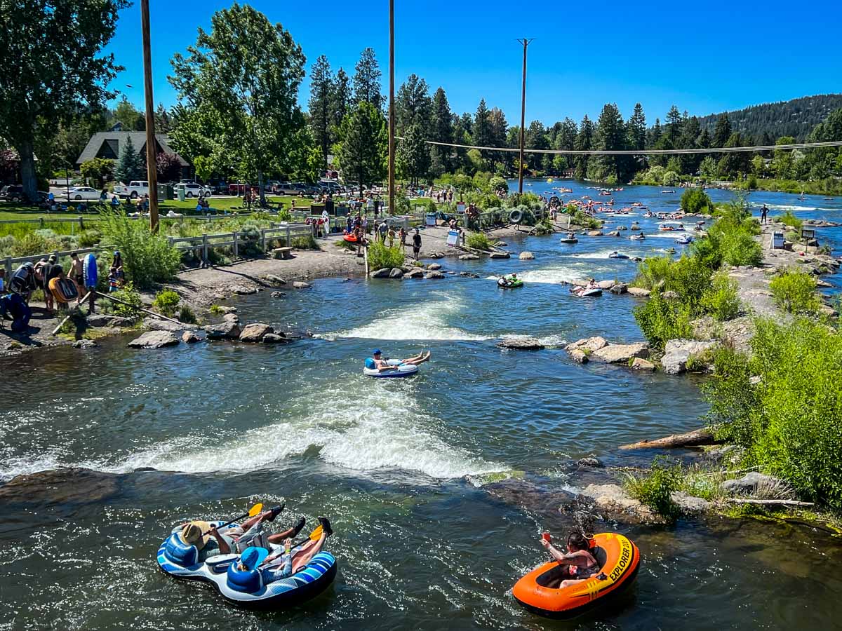 Deschutes River tubing Bend Oregon