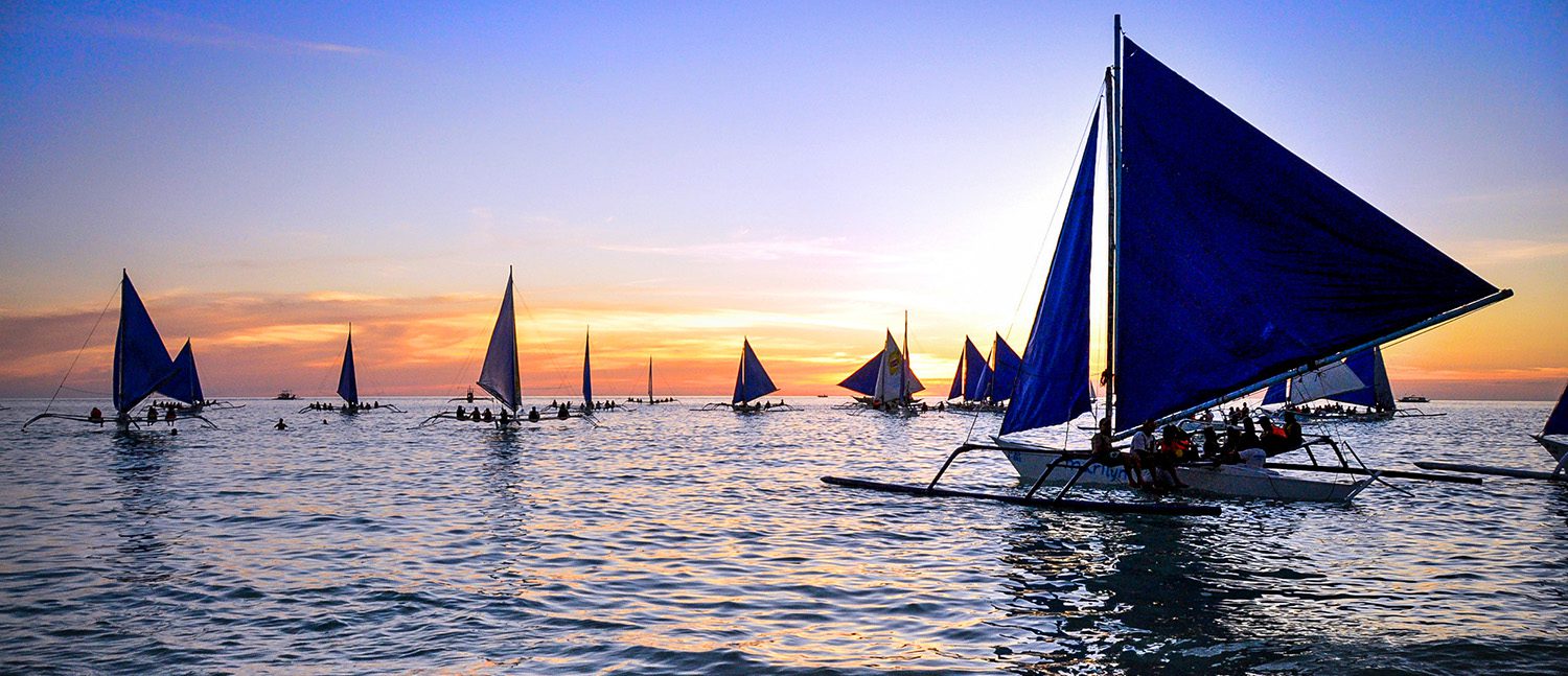 Philippines Travel Guide Sailboats on Boracay