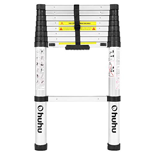 Ohuhu 8.5 FT Aluminum Telescoping Ladder