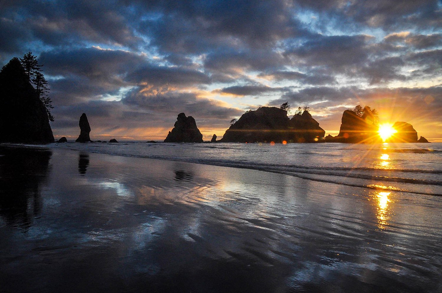 Best Things to Do in Washington State Shi Shi Beach Sunset